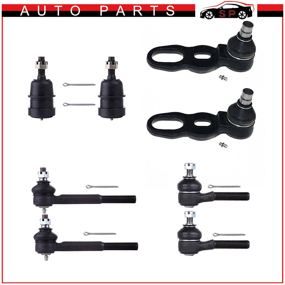 8x para 1991-1993 94 Lincoln Town carro dianteiro inferior articulações esféricas superiores extremidades de haste de amarração - Imagem 1 de 1