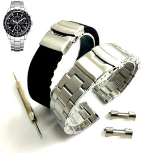 Steel and Silicone Replacement Watch Band Fits Citizen BL5594-59E E820-S083460 - Picture 1 of 7
