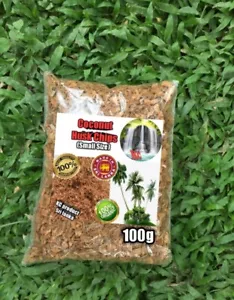 100g Coconut Husk Small Chips Fiber Anthurium Orchid Growing Dry Organic media - Picture 1 of 10