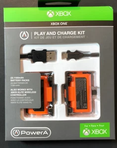 Official XBOX ONE Play and Charge Kit [ USB Charge Cable + 2 Batteries ] NEW - Picture 1 of 5