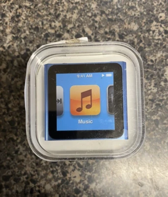 NEEDS BATTERY REPLACED Apple iPod Nano 6th Generation 8GB (Blue) - Image 1 of 3