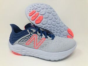 New Balance Women's Beacon V3 Running Shoe, Moon Dust/Blue/Guava, 8 B(M) US