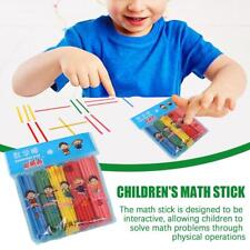 100Pcs Counting Stick Plastic Toy Counting Rods Math Manipulatives Counting X5I7