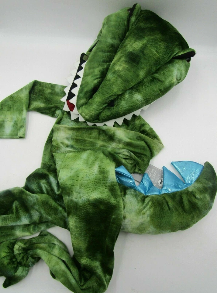 Disfraz de dinosaurio Pottery Barn niños T Rex Halloween verde 4-6 años LEER #133 Foto 1 de 4