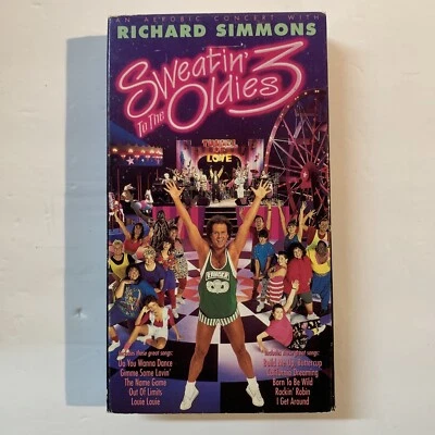 Richard Simmons Sweatin' To The Oldies 3 VHS (1993, Good Times) Workout Exercise - Image 1 of 3