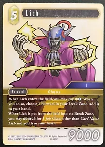 Lich 11-082C - Common - Earth - Forward - Opus XI - Final Fantasy TCG - Bild 1 von 3