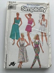 Simplicity 7950 Kleid und Jumpsuit fehlt Schnittmuster Gr. 6-8-10 - Bild 1 von 3