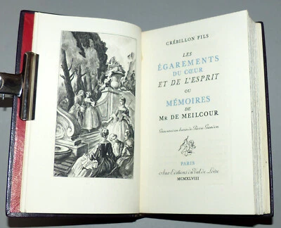 CRÉBILLON Fils Les Égarements du Cœur et de l’Esprit  P. GANDON reliure signée - Photo 1/4
