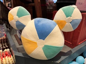 Walt Disney World Mickey Mouse Beach Ball Accent Pillow New - Picture 1 of 2