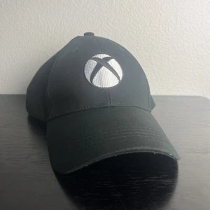 Men’s Xbox Official Gear Logo Curved Bill Snapback Black Hat Cap - Picture 1 of 5