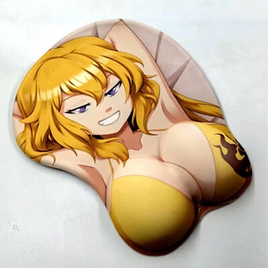 Alfombrilla de ratón 3D Oppai alfombrilla de ratón anime pechos juegos reposamuñecas alfombrilla YANG XIAO YONG - Imagen 1 de 11