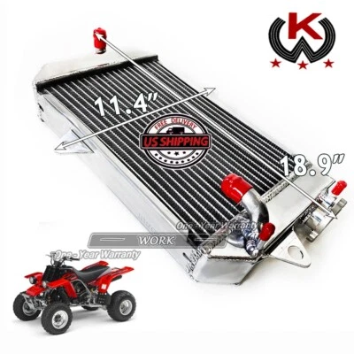Radiador de aluminio de refrigeración para Yamaha ATV BANSHEE YFZ350 YFZ 350 1987-2006 2005 Foto 1 de 4