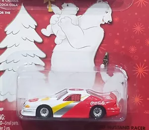 Johnny Lightning Ford Mustang Racer Coca Cola Polar Bears Christmas Detailed Car - Picture 1 of 2
