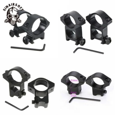 Tactical 25.4mm Rifle Scope Torch Mount Dovetail 11/20mm Weaver Picatinny Rail - Image 1 of 4