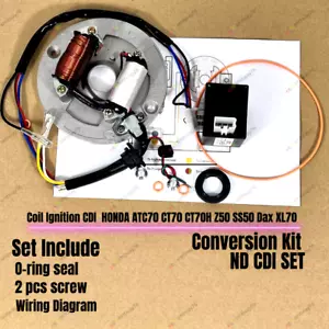 Honda Complete Set CDI Set for ATC70 CT70 CT70H Z50 SS50 Dax XL70 Conversion Kit - Picture 1 of 10