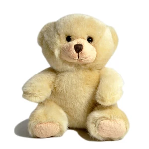 AUSTRALIA BEIGE BEAR CUTE SOFT ANIMAL PLUSH TOY 16cm **NEW** - Picture 1 of 1