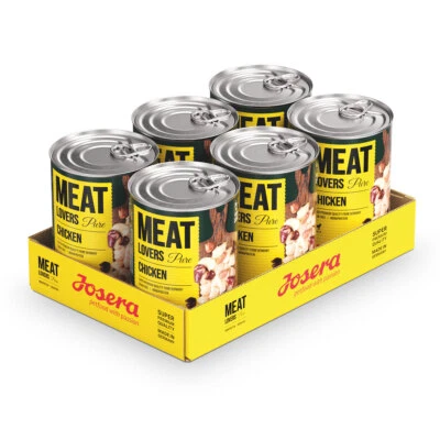 Josera Meatlovers Pure Chicken Hundefutter nass Dosen Getreidefrei | 6 x 400 g - Bild 1 von 3