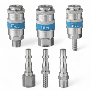 Genuine PCL AirFlow Series Couplings & Adaptors Male/Female/Tailpiece All Sizes - Picture 1 of 39
