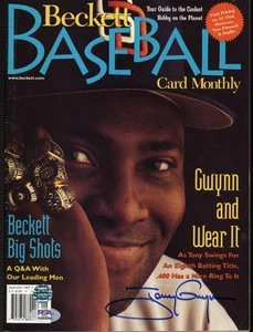 Tony Gwynn Beckett Magazine September 1997 Signed Auto PSA/DNA Padres ID:473097 - Picture 1 of 2