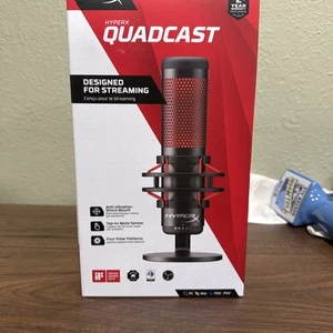 HyperX QuadCast USB Condenser Gaming Microphone For PS4/PS5/PC/Mac - NEW Sealed! - Photo 1/3