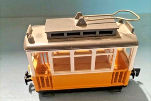 Lehmann Gnomy / 970 Friction Drive Tramcar in Yellow & White - Picture 1 of 3