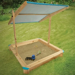Sandkasten Spielplatz Kinder Lucia 116 x 116 cm von terra-garten® - Bild 1 von 9