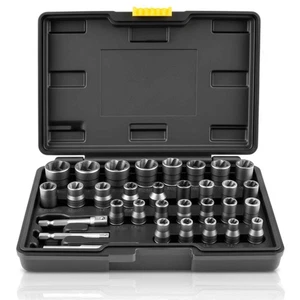 Set 32 Extractores Tuercas Barridas Pernos Rotos Taladro Impacto Taller Macanico - Bild 1 von 7