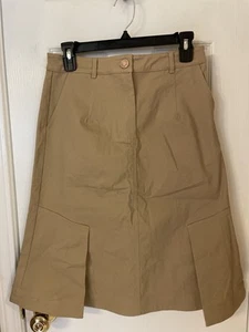 Falda J.ING Damas Khak-I Talla M Con Pliegues Delanteros Nueva - Imagen 1 de 13