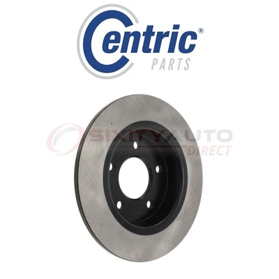 Centric Slotted Disc Brake Rotor for 2004-2007 Mazda 3 2.0L 2.3L L4 - Kit aq - Image 1 of 4