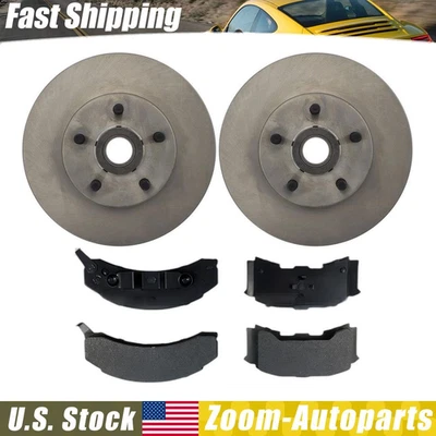 Juego de rotores de freno delanteros + pastillas de freno para Pontiac Fiero 1984 1985 1986 1987 Foto 1 de 4