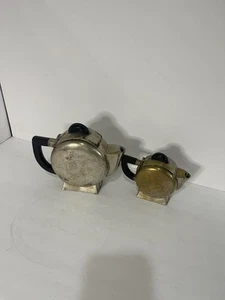 Deco Silver Plated Tea Set - Picture 1 of 3