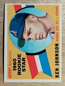 1960 Topps #135 Ken Johnson RS RC (EXMT) - Picture 1 of 2