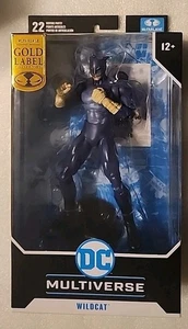DC Multiverse Mcfarlane Toys WILDCAT JSA 7" Gold Label Action Figure - Picture 1 of 1