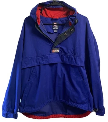 Chaps Ralph Lauren Vintage 90’s Blue&Red Windbreaker Pullover Jacket Golf Sz.S - Image 1 of 4