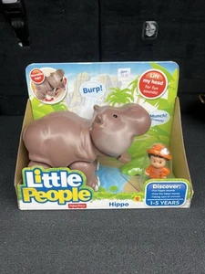 NEW FISHER PRICE LITTLE PEOPLE BIG ANIMAL ZOO HIPPO (U2) - Picture 1 of 3