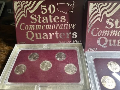 50 States Commemorative Quarters  - 1999, 2000,2001,2003,2004,2005 - Image 1 of 4