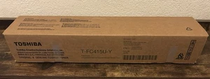 Genuine Toshiba T-FC415U-Y Yellow Toner Cartridge New Sealed Box. - Picture 1 of 5