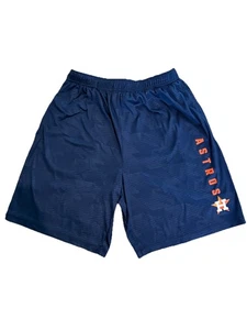 Majestic Houston Astros Herrenshorts marineblau Größe Medium orange Kordelzug - Bild 1 von 4