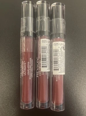 Lote de 3 Lápiz Labial Líquido Revlon ColorStay Ultimate 025 PREMIER PLUM Sellado Foto 1 de 2