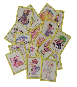 1992 Ultra Figus Argentina Calafrio Funny Bizarre Monster Sticker Set Rare (19x) - Picture 1 of 6