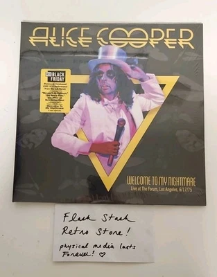 Alice Cooper "Welcome to my Nightmare" LIVE RSD Black Friday 2025 exclusive NEW - Image 1 of 4