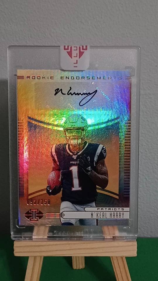 2019 Panini Illusions Rookie Endorsements N'Keal Harry 092/150 Auto #RE-NHA  - Image 1 of 4