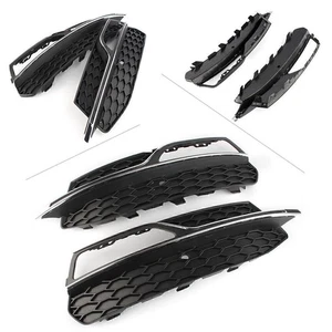 2x Front Fog Lights Grill Cover Fit Audi A3 8V Pre-Facelift 13-2017 8V3807681Q/G - Picture 1 of 12