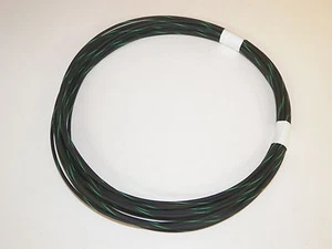 BLACK/GREEN AUTOMOTIVE WIRE 16 GAUGE HIGH TEMP GXL 25 FEET - Picture 1 of 1