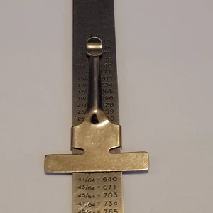 General Tools 300 Precision Stainless Steel Ruler With Pocket Clip Decimal USA - Picture 1 of 18