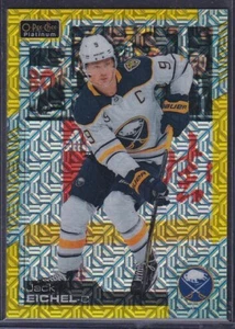 JACK EICHEL - 2020 O-Pee-Chee Platinum YELLOW TRAXX #8, /249 - Picture 1 of 1