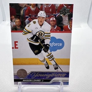 Mason Lohrei 2023-24 Upper Deck Young Guns Rookie Boston Bruins 3 - Bild 1 von 2