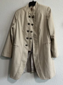 Icon Collect by Lane Bryant  Long Coat Sz 14 , color ivory  vintage - Picture 1 of 17