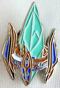 Blizzard Entertainment STAR CRAFT PROTOSS PYLON Videospiel weiche Emaille Pin - Bild 1 von 6