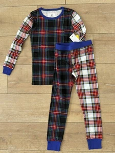 Crewcuts Kinder Langarm Tartan Schlafset, Größe 7, Neu mit Etikett - Bild 1 von 5